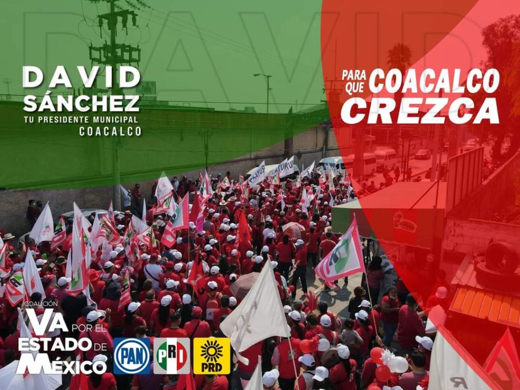 POR EL FUTURO DE LAS FAMILIAS, LA SALUD, SEGURIDAD Y EMPLEO DE LOS COACALQUENSES DAVID SÁNCHEZ ISIDORO EN EL PERIODO 2022-2024