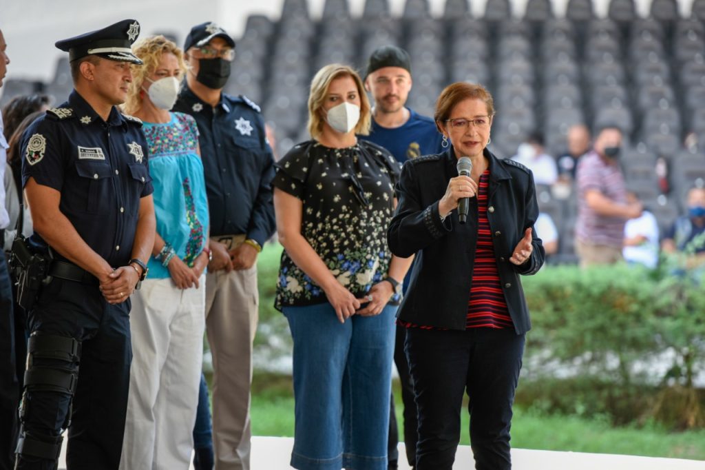 Realiza Naucalpan convivencia entre
policías municipales y sus hijos