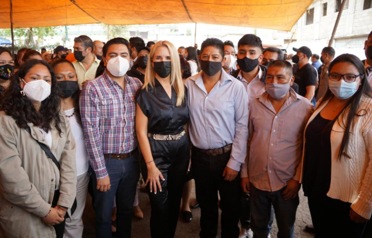 TOMAN PROTESTA AUTORIDADES AUXILIARES DE HUIXQUILUCAN PARA EL PERIODO 2022-2024