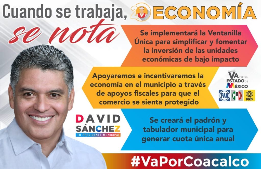 DAVID SÁNCHEZ ISIDORO SI SABE MANEJAR LA ECONOMÍA DE SU MUNICIPIO