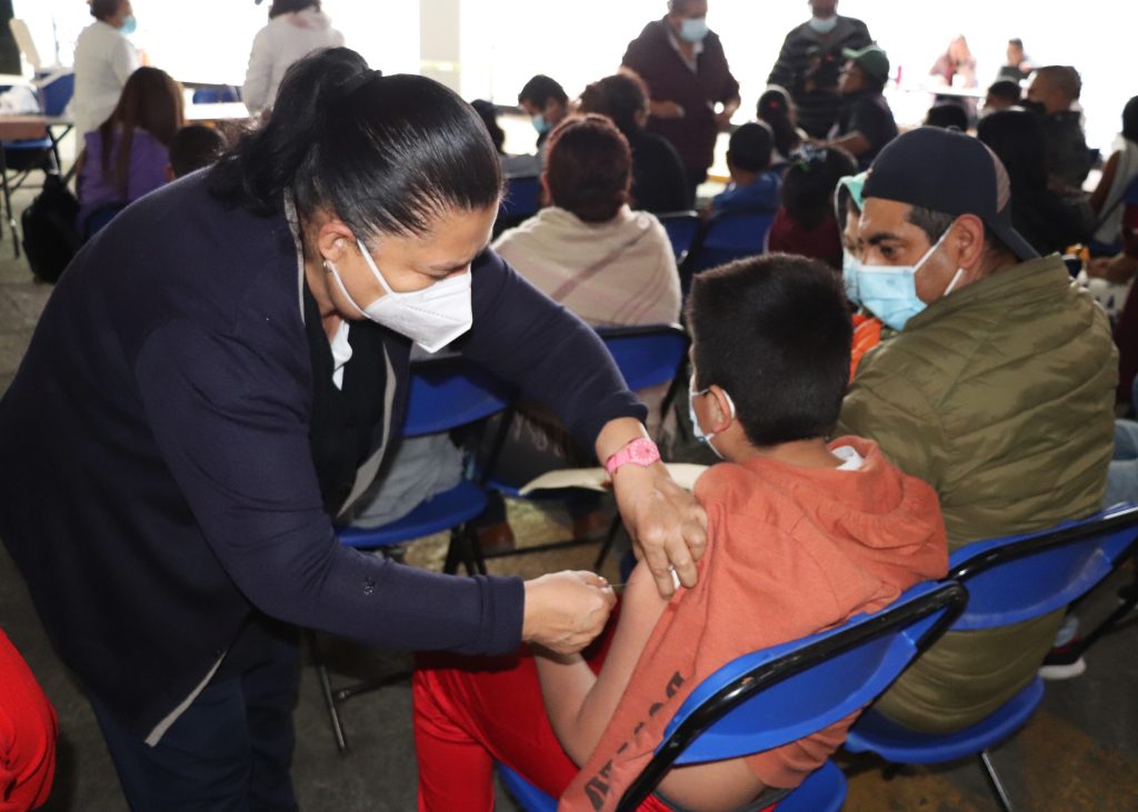 CONCLUYE VACUNACIÓN CONTRA COVID-19 PARA NIÑOS DE 9 A 11 AÑOS DE EDAD DE HUIXQUILUCAN