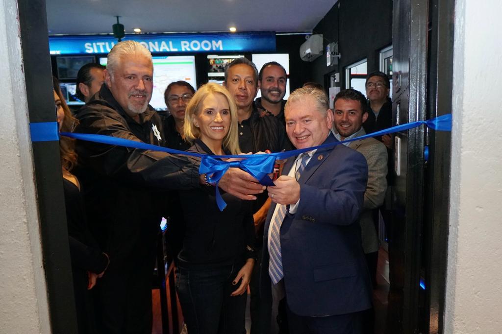 INAUGURA ROMINA CONTRERAS LA CENTRAL DE OPERACIONES Y SEGURIDAD DE LOMAS COUNTRY CLUB