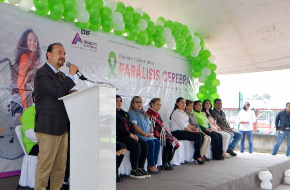 CONMEMORA ATIZAPÁN DE ZARAGOZA DÍA INTERNACIONAL DE LA PARÁLISIS CEREBRAL; PEDRO RODRIGUEZ OFRECE APOYO A FAMILIAS QUE TIENEN EN CASA A ESTOS ANGELITOS