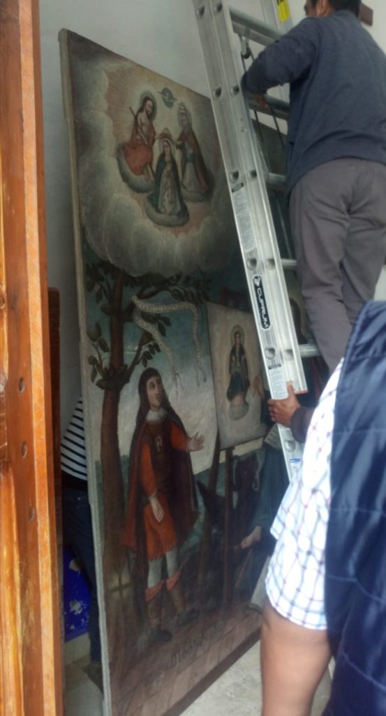 REINTEGRAN AL PATRIMONIO CULTURAL DE TECÁMAC TRES PINTURAS DE GRAN VALOR HISTÓRICO