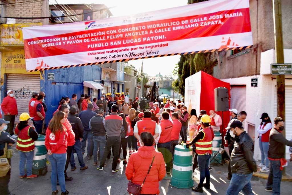 GOBIERNO DE TLALNEPANTLA TIENE COMO META LA REPAVIMENTACIÓN DE 5,500 M2 DE CALLES Y AVENIDAS