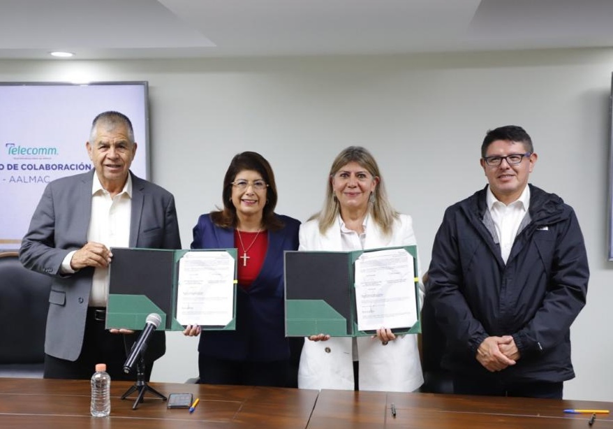 FIRMAN AALMAC Y TELECOMM CONVENIO PARA LA APERTURA DE MÁS SUCURSALES EN LOS 700 MUNICIPIOS PROGRESISTAS DEL PAÍS