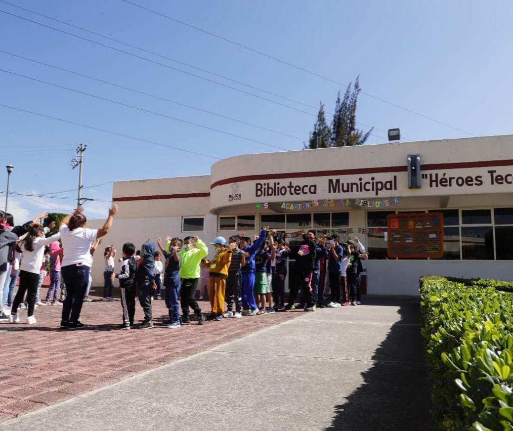 AL SERVICIO DE TECAMAQUENSES TRECE BIBLIOTECAS PÚBLICAS; AHÍ APRENDEN DE MANERA LÚDICA