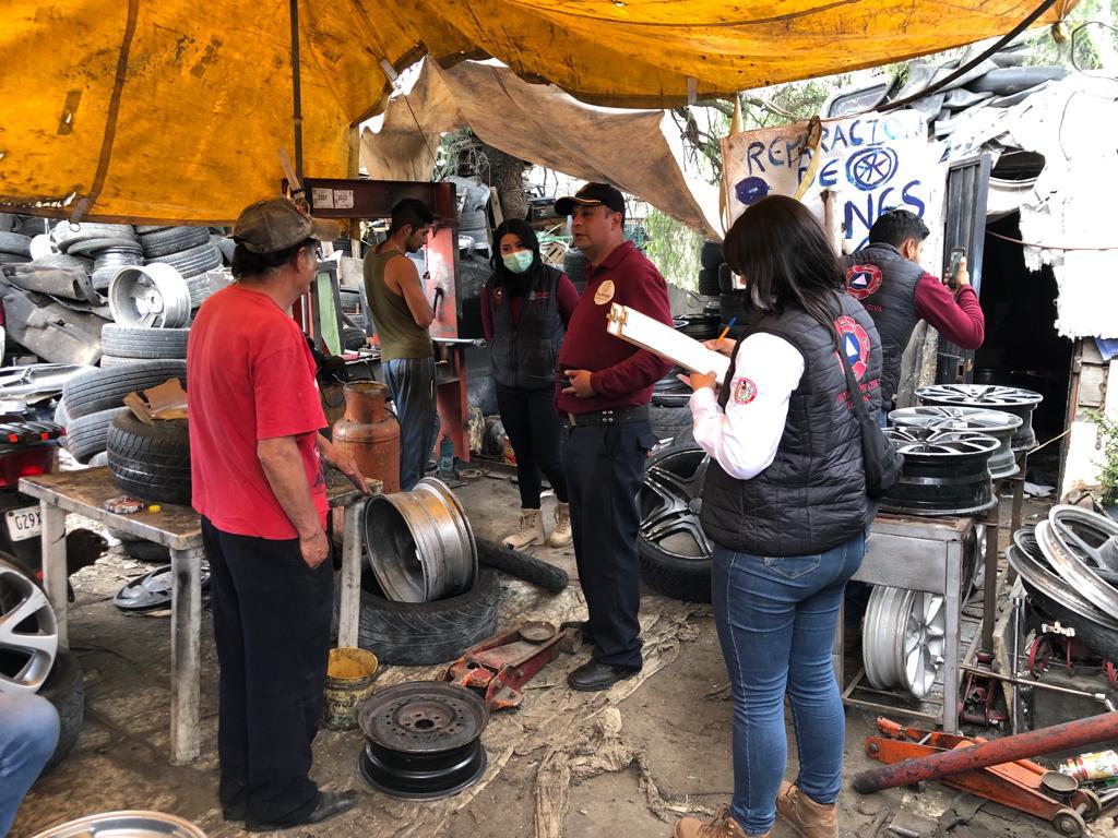 El Gobierno Municipal de Tecámac Suspende Actividades a Negocio de Reparación de Rines Vehiculares