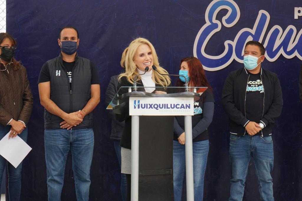 HUIXQUILUCAN HA REHABILITADO 31 ESCUELAS CON ACCIÓN POR LA EDUCACIÓN