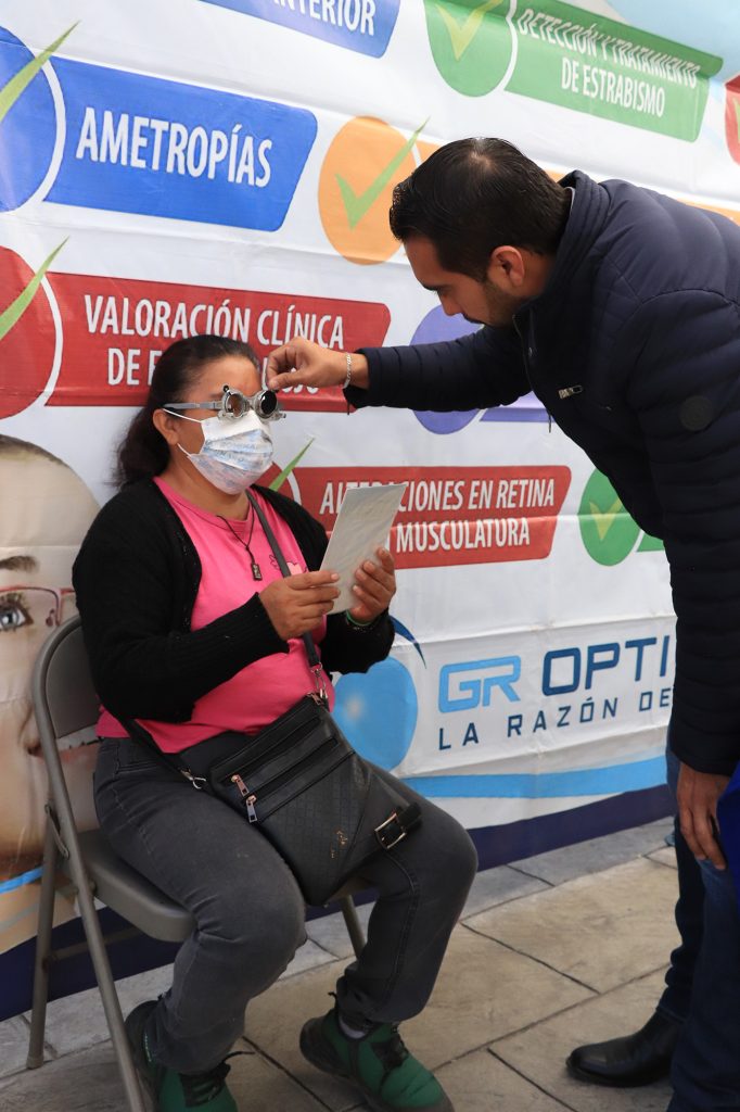 REALIZA HUIXQUILUCAN JORNADA DE SALUD VISUAL PARA LA POBLACIÓN VULNERABLE