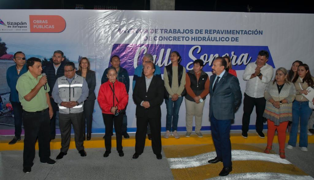 MARIACHIS, TACOS Y ALEGRÍA ENMARCAN LA ENTREGA DE LA REPAVIMENTACIÓN DE LA CALLE SONORA