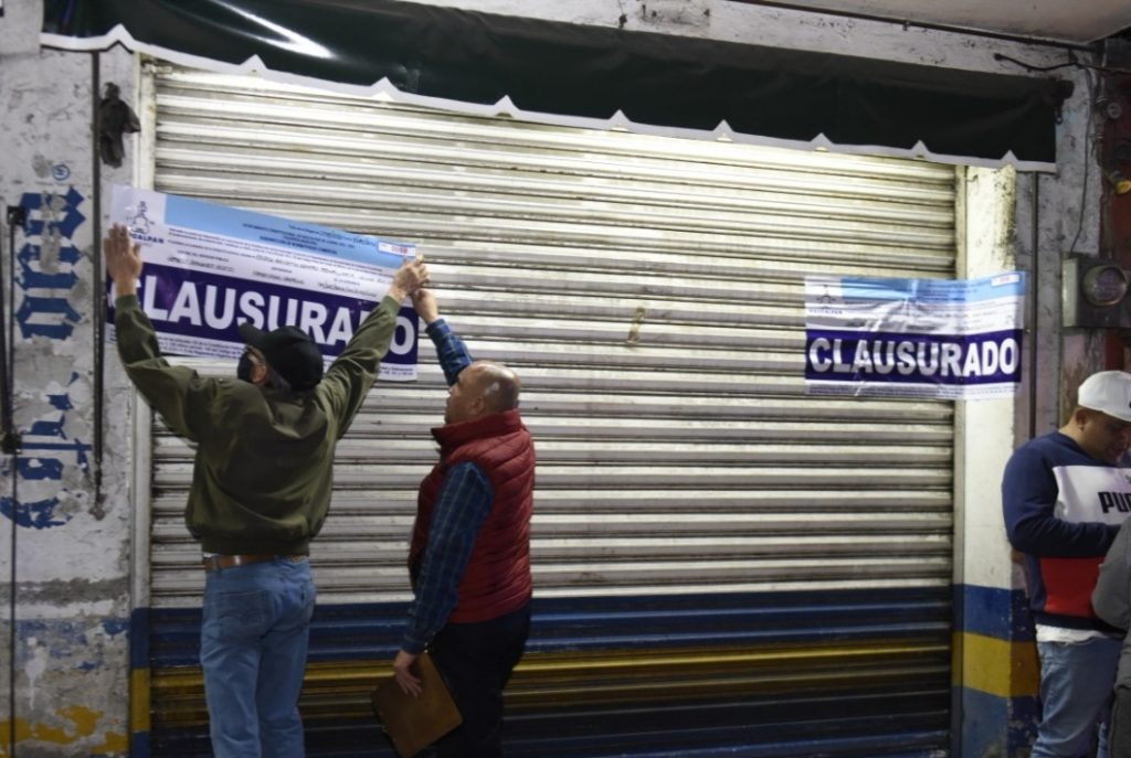 CLAUSURAN 12 CHELERÍAS CLANDESTINAS EN NAUCALPAN