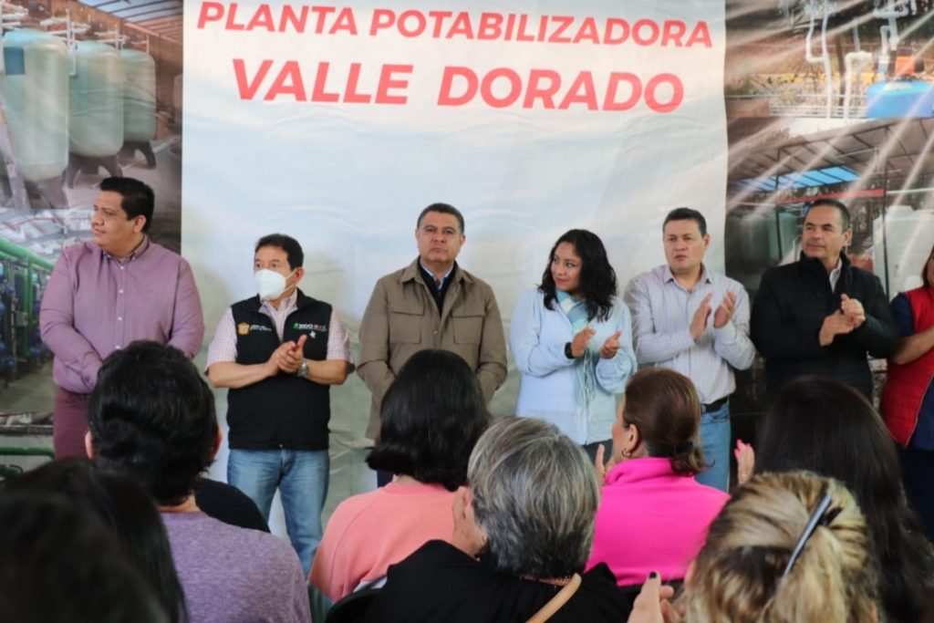 Tony Rodríguez, alcalde de Tlalnepantla, construirá nueva Planta Potabilizadora para procesar y distribuir más agua en el municipio.
