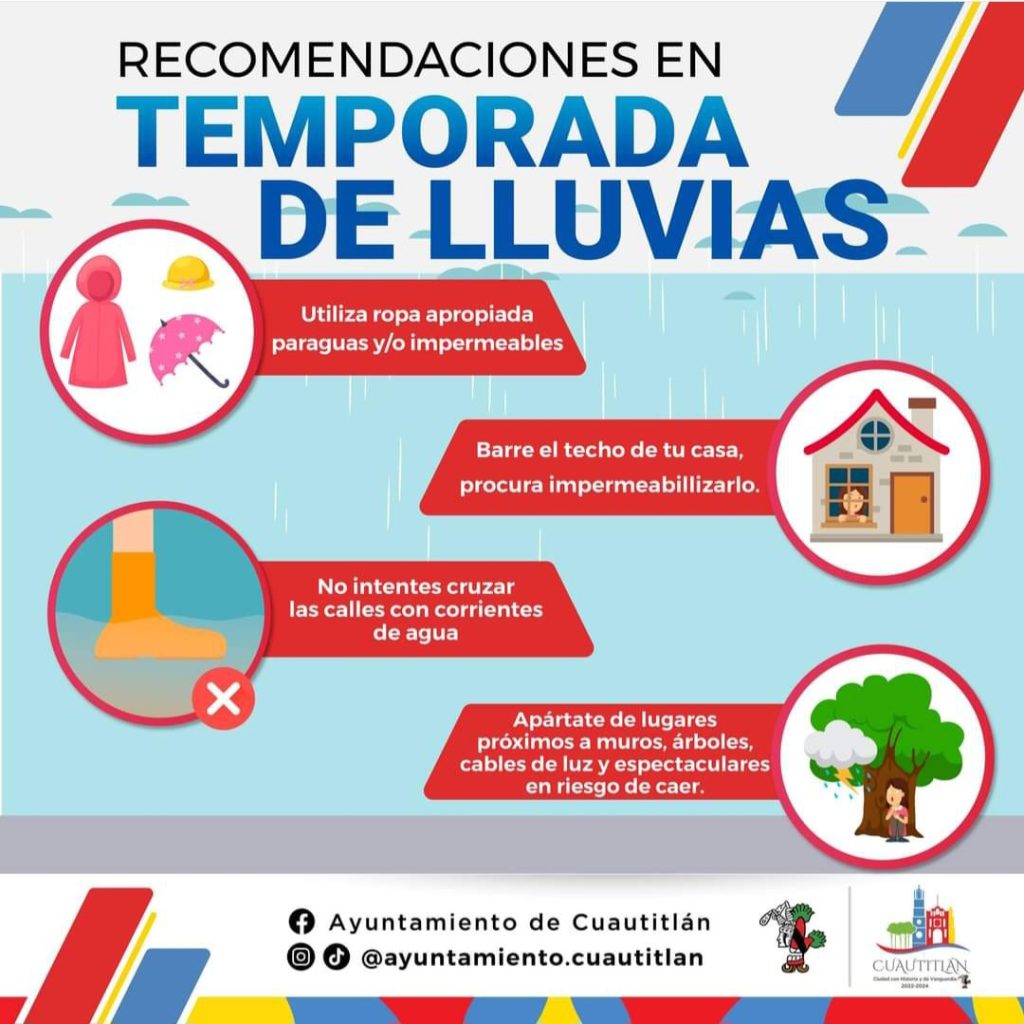 PREVIENEN TEMPORADA DE LLUVIAS EN CUAUTITLÁN
