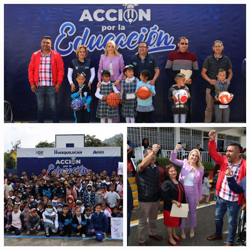CONTINÚA “ACCIÓN POR LA EDUCACIÓN” EN HUIXQUILUCAN, CON LA REHABILITACIÓN DE ESCUELA EN SAN JACINTO