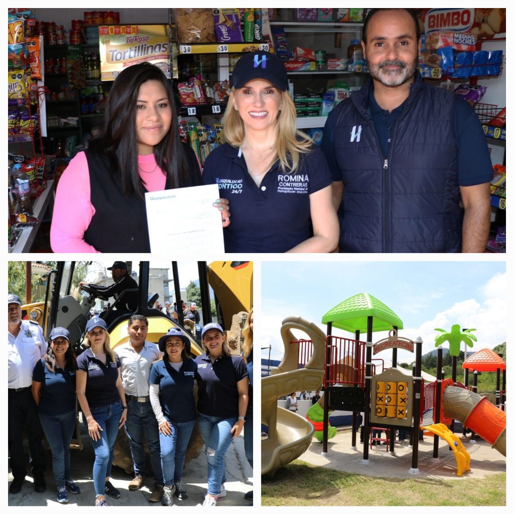 ENTREGA HUIXQUILUCAN JUEGOS INFANTILES Y REMODELACIÓN DEL DEPORTIVO SAN RAMÓN