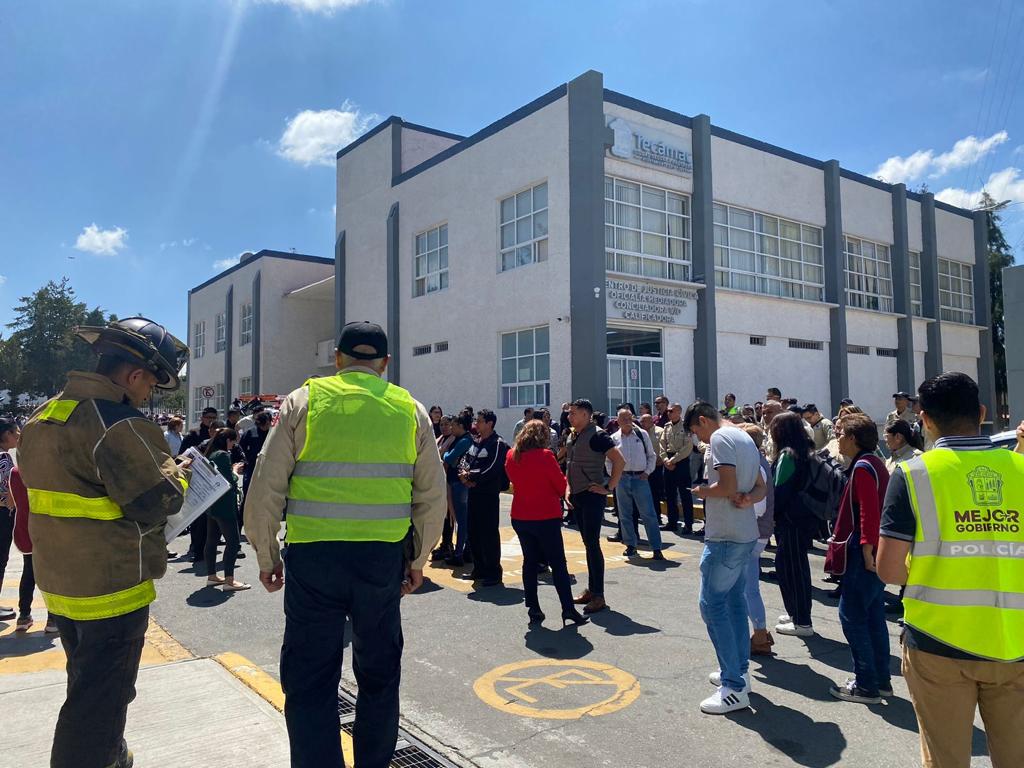 PARTICIPAN MAS DE 2 MIL.SERVIDORES PÚBLICOS DE TECÁMAC, EN SIMULACRO DEL 19 DE SEPTIEMBRE
