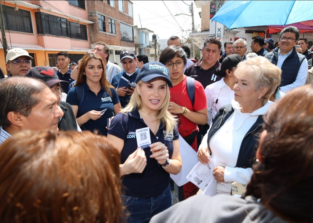 ENTREGA HUIXQUILUCAN REPAVIMENTACIÓN DE CALLES EN LA RETAMA Y JESÚS DEL MONTE