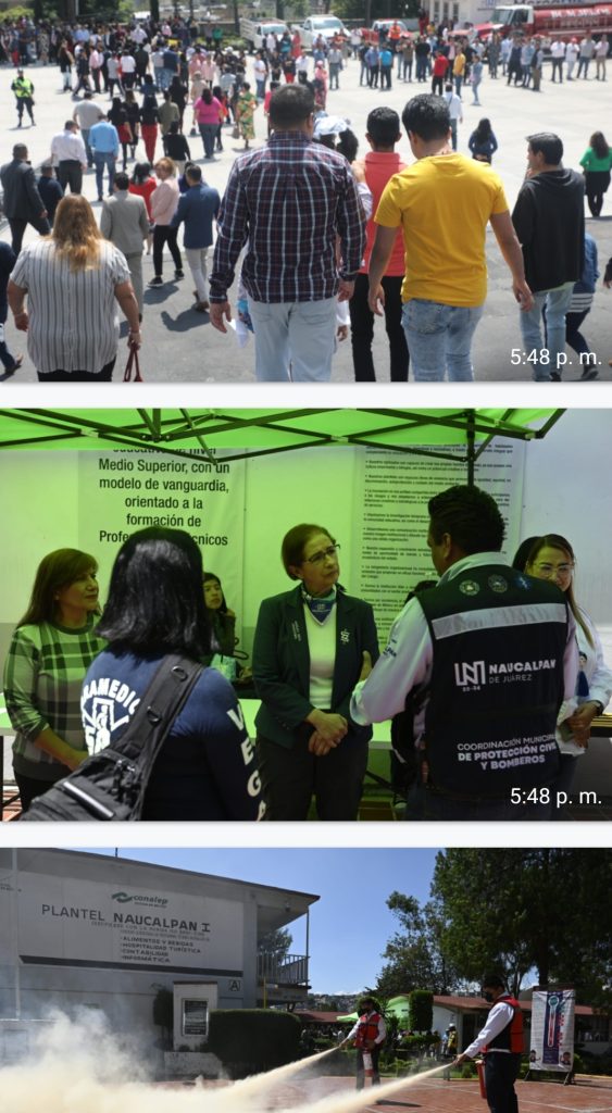 PARTICIPA NAUCALPAN EN SIMULACRO NACIONAL 2023