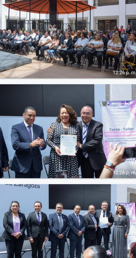 CAPACITAN EN ATIZAPÁN DE ZARAGOZA A MEDIADORES COMUNITARIOS PARA PROMOVER LA CULTURA DE LA PAZ