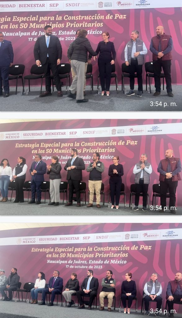PARTICIPA NAUCALPAN EN ESTRATEGIA ESPECIAL PARA LA CONSTRUCCIÓN DE PAZ