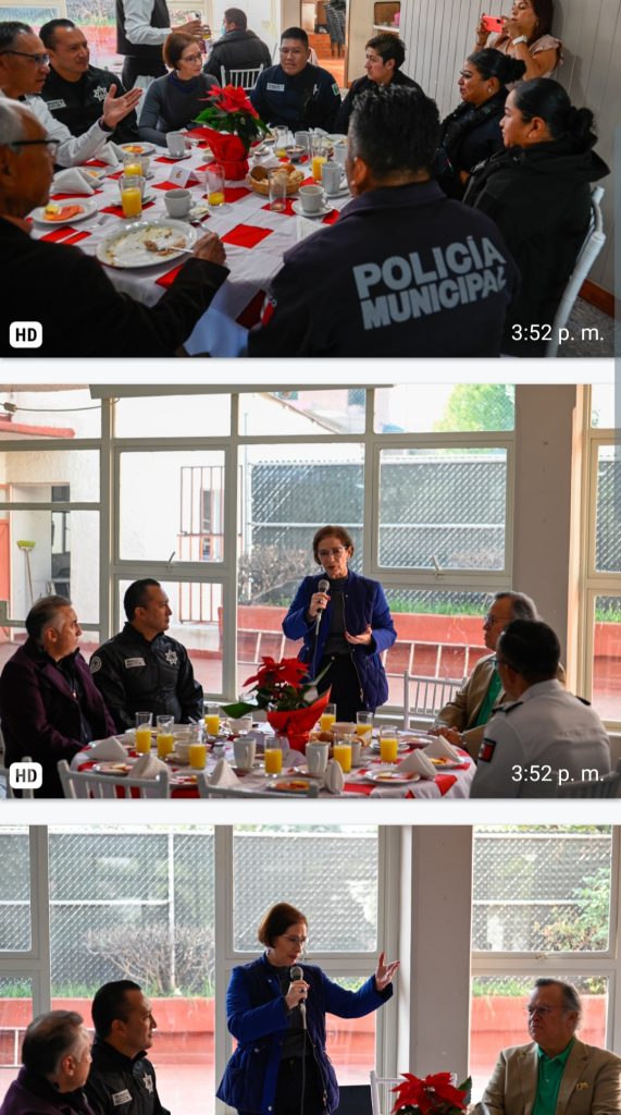 RECONOCEN COLONOS DE ECHEGARAY Y ALCALDESA A POLICÍAS