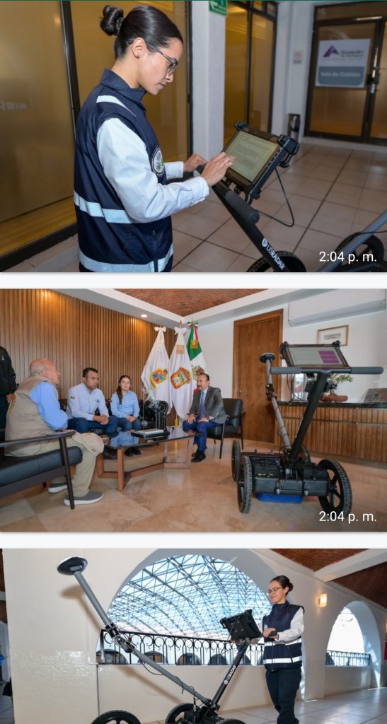  ATIZAPÁN CON GEORRADAR QUE ANALIZA, ZONAS MINADAS BAJO VIVIENDAS;  ÚNICO MUNICIPIO DEL PAÍS CON ESTA TECNOLOGÍA