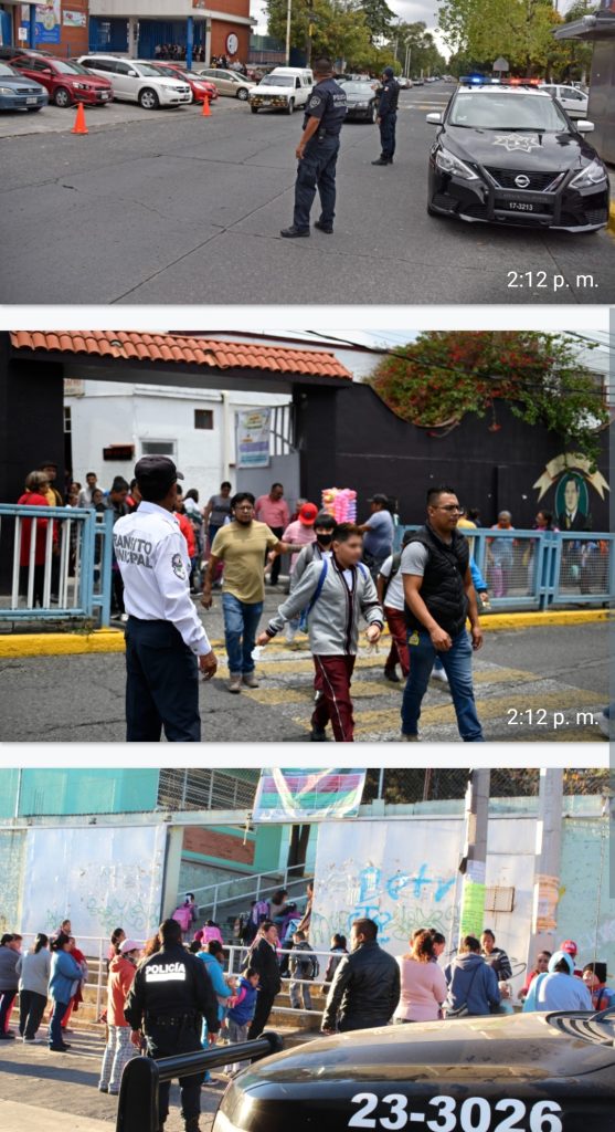 IMPLEMENTAN OPERATIVO REGRESO A CLASES EN NAUCALPAN