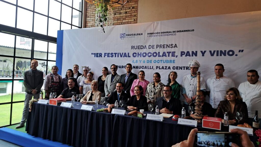PRESENTA ANGÉLICA MOYA EL «1ER FESTIVAL CHOCOLATE, PAN Y VINO» EN NAUCALPAN