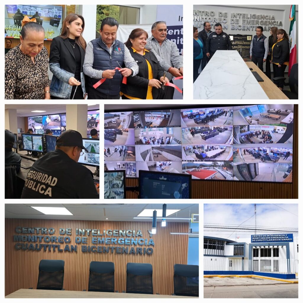 INAUGURA Y ENTREGA C-4 ALDO LEDEZMA REYNA EN CUAUTITLÁN MÉXICO