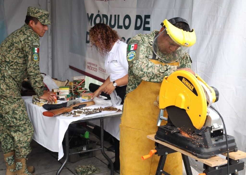 INICIA CAMPAÑA DE “CANJE DE ARMAS 2024” EN HUIXQUILUCAN