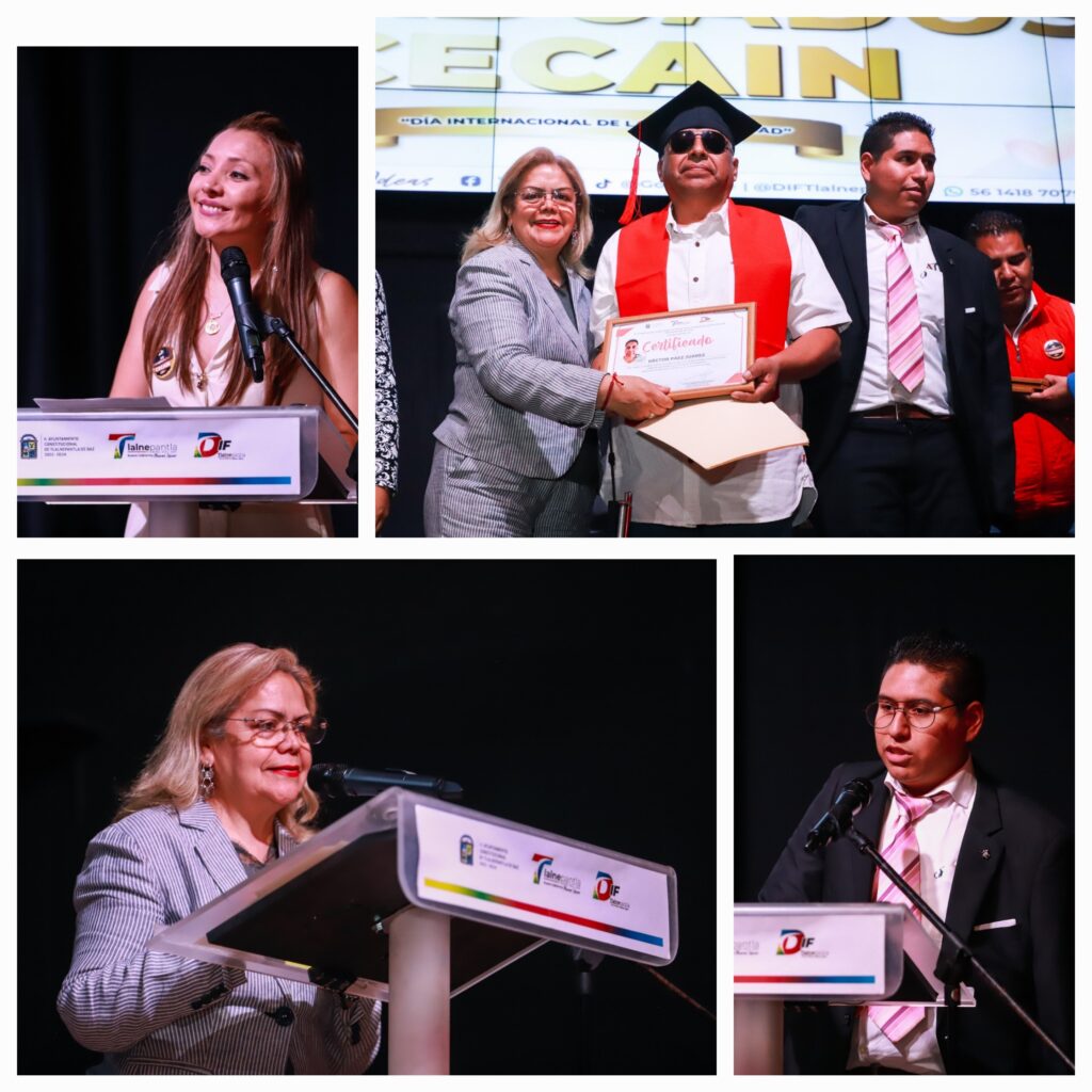 DIF TLALNEPANTLA CELEBRA LA GRADUACIÓN DE LA CUARTA GENERACIÓN DEL CECAIN
