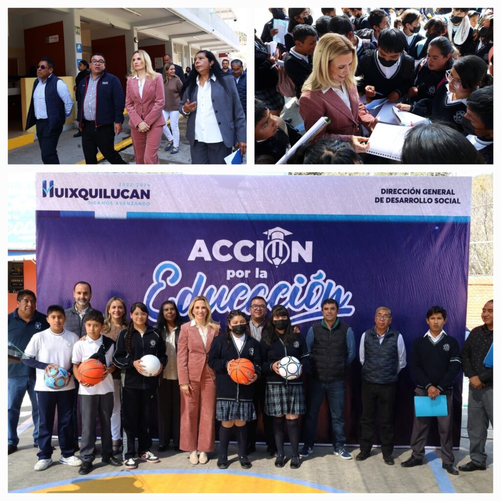 ALCANZA HUIXQUILUCAN LAS 100 ESCUELAS PÚBLICAS REHABILITADAS CON “ACCIÓN POR LA EDUCACIÓN”