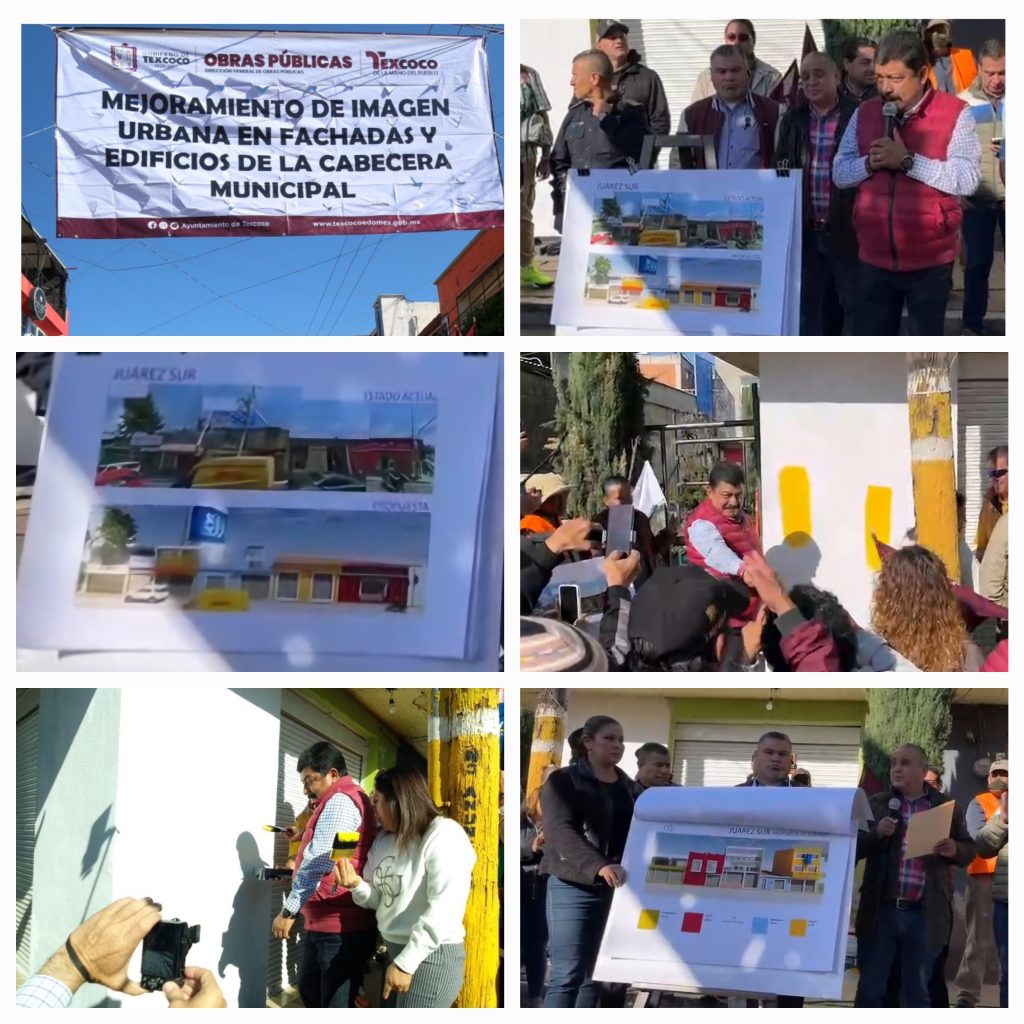 ARRANCA MEGA ROYECTO DE MEJORAMIENTO DE IMAGEN EN TEXCOCO CON NAZARIO GUTIÉRREZ MARTÍNEZ